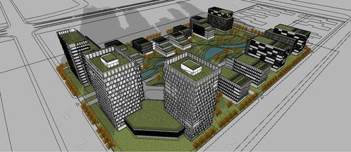 工业产业创意园 融合功能与美学的SU模型设计与规划探索