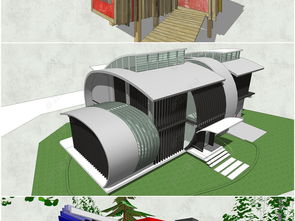 现代异形木屋度假酒店客房设计 SU模型与图文设计全解析