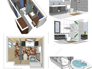 浴室设计的艺术与实践 从SU模型下载到个性化空间设计
