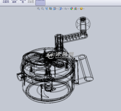 手摇式搅拌机设计与SolidWorks模型下载指南