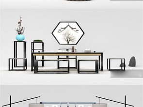 精品新中式家具沙发禅意中式风格3D模型设计图下载指南